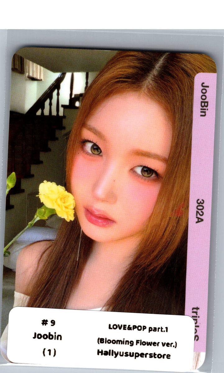 TripleS "LOVE&amp;POP pt.1" - Official Double Class Object, Polaroid Photocard (Blooming Flower ver.) [26.06.04]