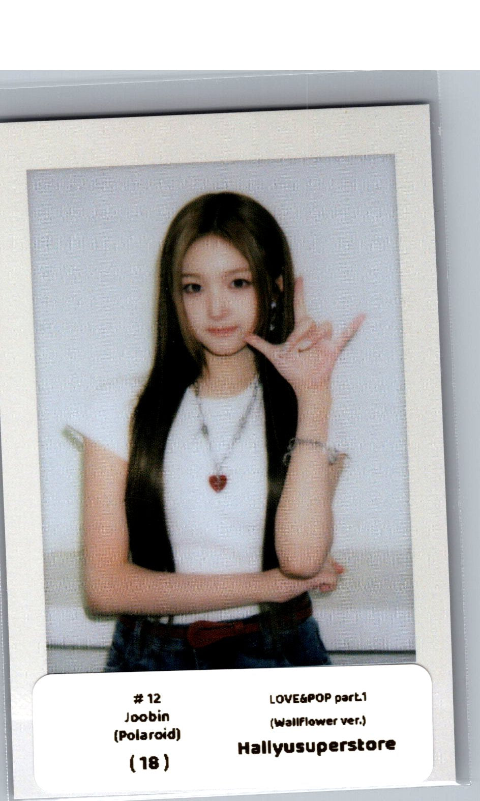 TripleS "LOVE&amp;POP pt.1" - Official Double Class Object, Polaroid Photocard (WallFlower ver.) [26.06.04]