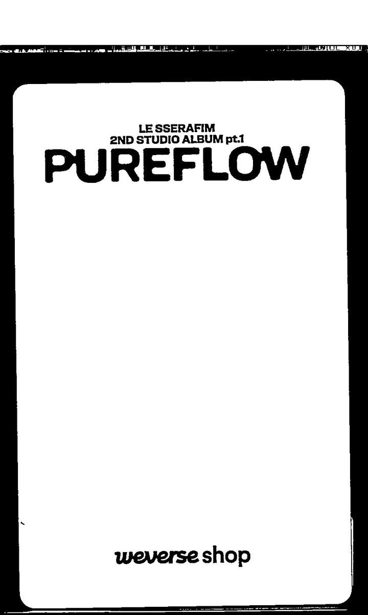 LE SSERAFIM "PUREFLOW" - Weverse Shop YouTube Event Photocard (COMPACT) [26.06.04]
