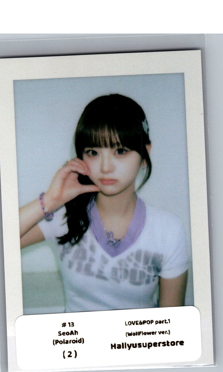 TripleS "LOVE&amp;POP pt.1" - Official Double Class Object, Polaroid Photocard (WallFlower ver.) [26.06.04]