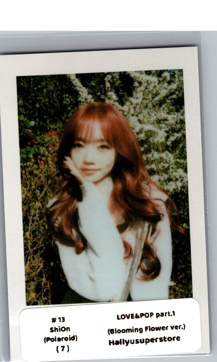 TripleS "LOVE&amp;POP pt.1" - Official Double Class Object, Polaroid Photocard (Blooming Flower ver.) [26.06.04]