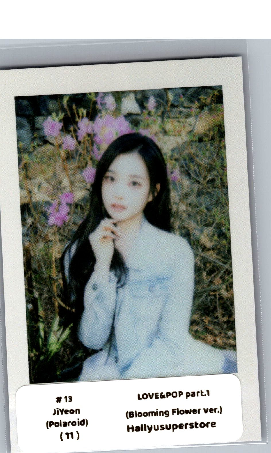 TripleS "LOVE&amp;POP pt.1" - Official Double Class Object, Polaroid Photocard (Blooming Flower ver.) [26.06.04]