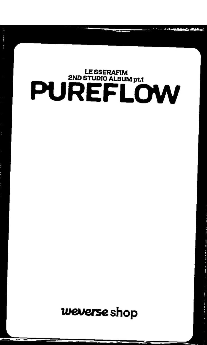 LE SSERAFIM "PUREFLOW" - Weverse Shop YouTube Event Photocard (COMPACT) [26.06.04]