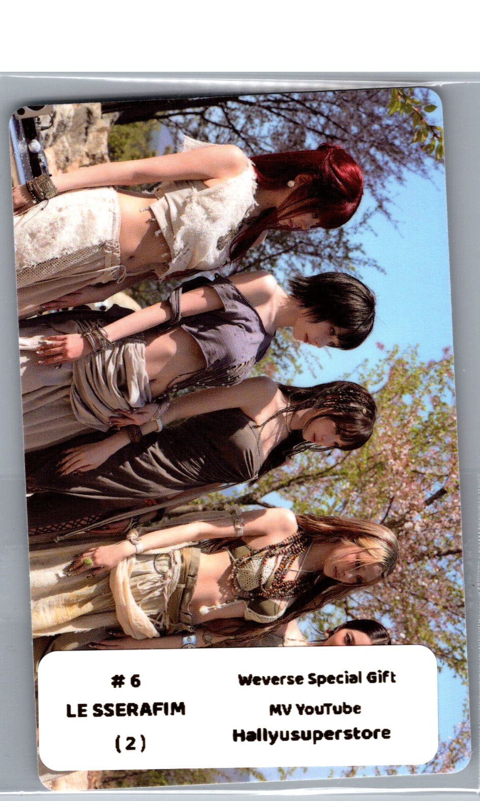 LE SSERAFIM "PUREFLOW" - Weverse Shop YouTube Event Photocard (COMPACT) [26.06.04]
