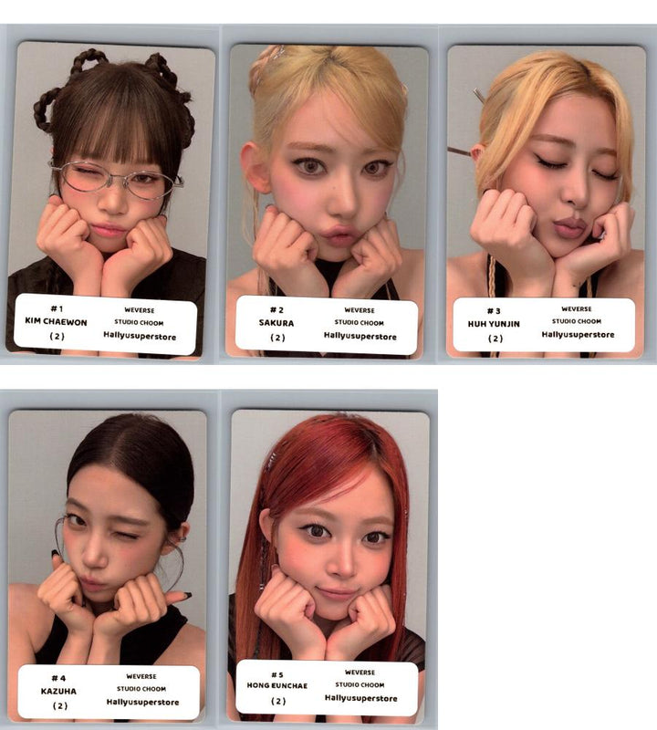 LE SSERAFIM "PUREFLOW" - Weverse Shop (Studio Choom) Event Photocard [26.06.08]