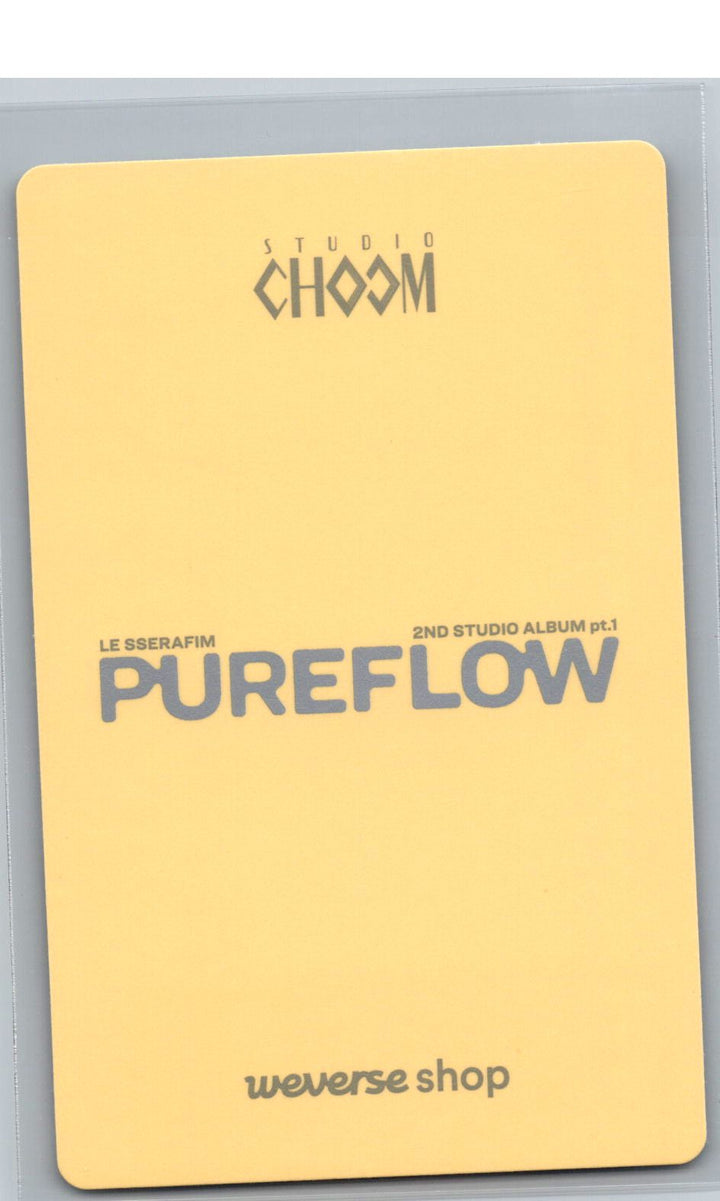 LE SSERAFIM "PUREFLOW" - Weverse Shop (Studio Choom) Event Photocard [26.06.08]