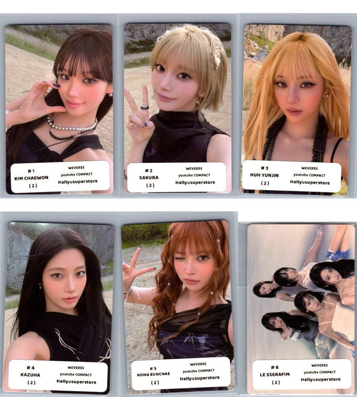 LE SSERAFIM "PUREFLOW" - Weverse Shop YouTube Event Photocard (COMPACT Ver.) [26.06.08]