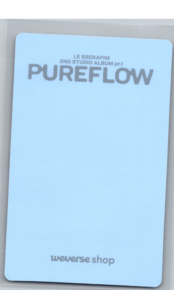 LE SSERAFIM "PUREFLOW" - Weverse Shop YouTube Event Photocard (COMPACT Ver.) [26.06.08]