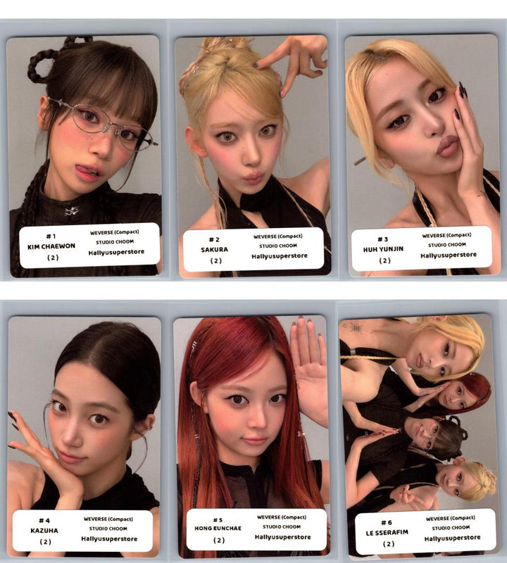 LE SSERAFIM "PUREFLOW" - Weverse Shop (Studio Choom) Event Photocard (COMPACT) [26.06.08]