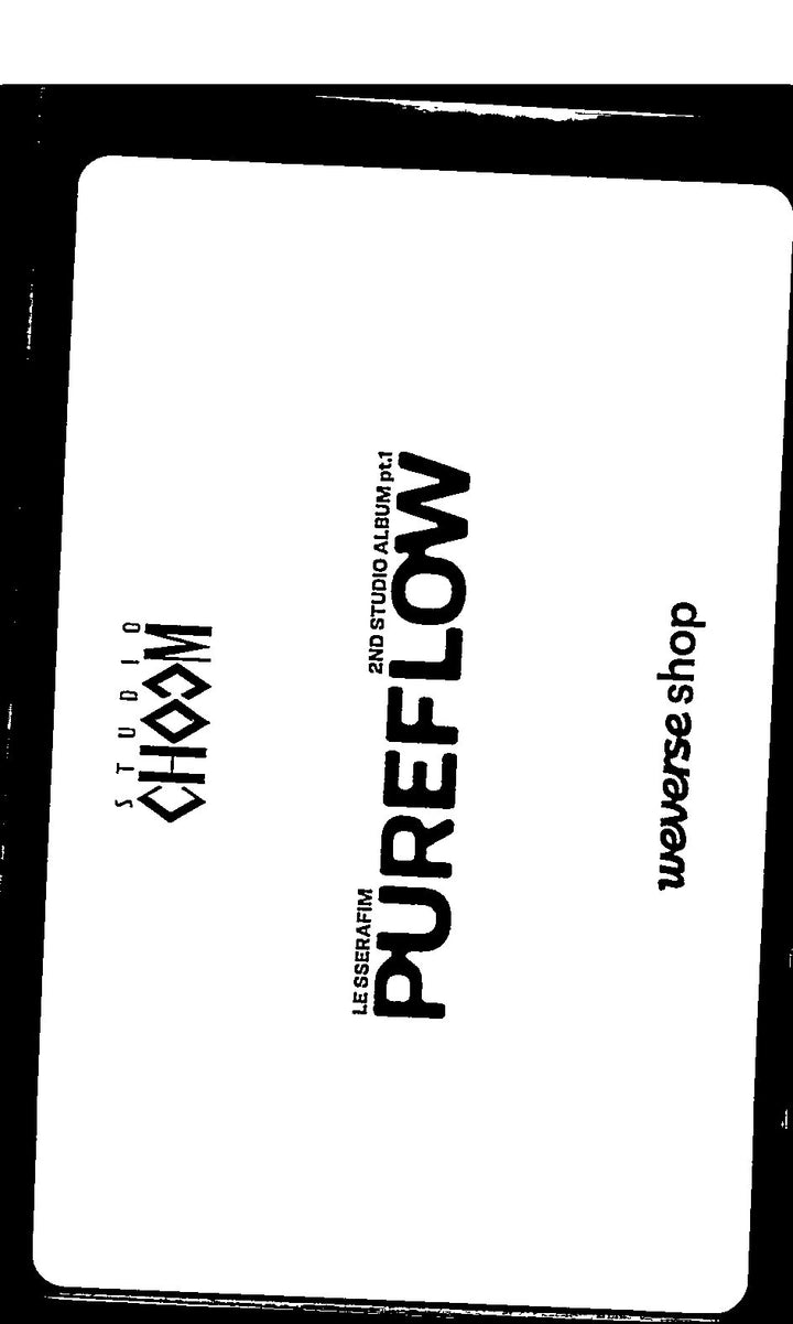 LE SSERAFIM "PUREFLOW" - Weverse Shop (Studio Choom) Event Photocard (COMPACT) [26.06.08]