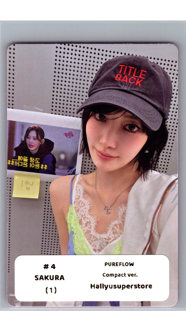 LE SSERAFIM "PUREFLOW" - Official Photocard (COMPACT Ver.) [26.06.08]
