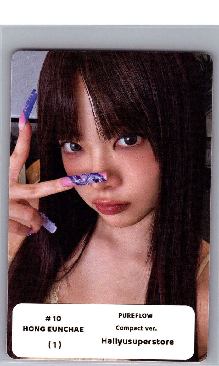 LE SSERAFIM "PUREFLOW" - Official Photocard (COMPACT Ver.) [26.06.08]