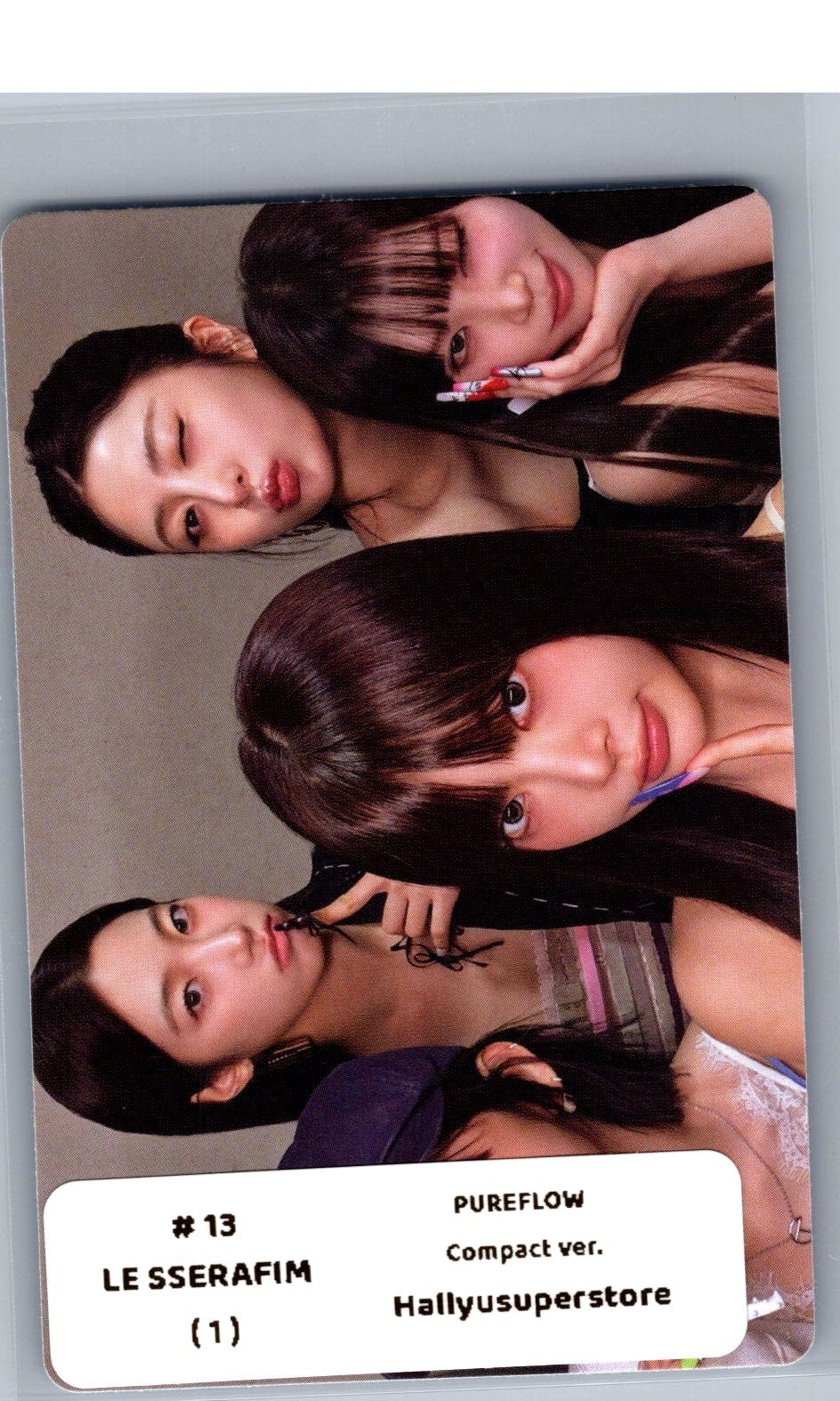 LE SSERAFIM "PUREFLOW" - Official Photocard (COMPACT Ver.) [26.06.08]