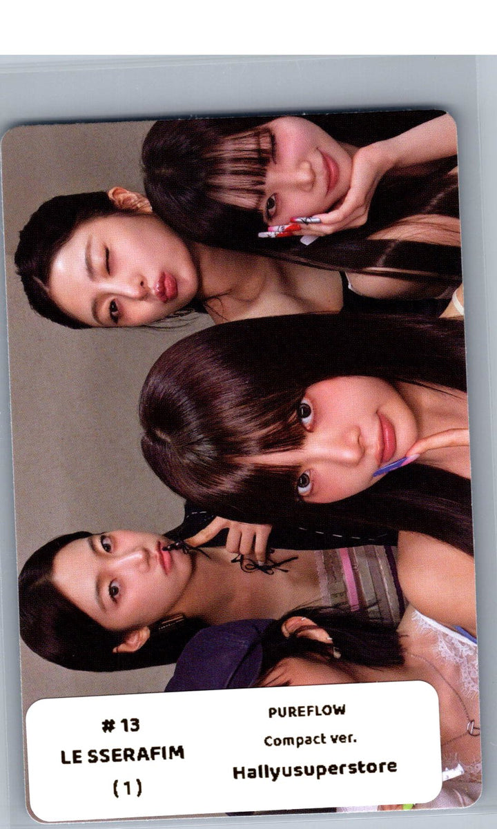 LE SSERAFIM "PUREFLOW" - Official Photocard (COMPACT Ver.) [26.06.08]