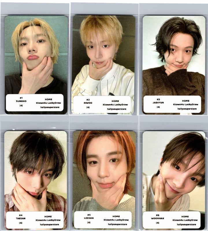 BOYNEXTDOOR "HOME" - Ktown4U Lucky Draw Event Photocard [26.06.09]