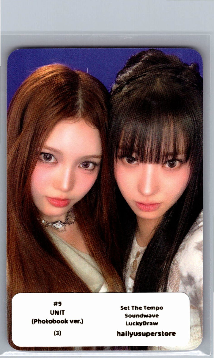 IZNA "SET THE TEMPO" - Soundwave Lucky Draw Event Photocard (Photobook ver.) [26.06.09]