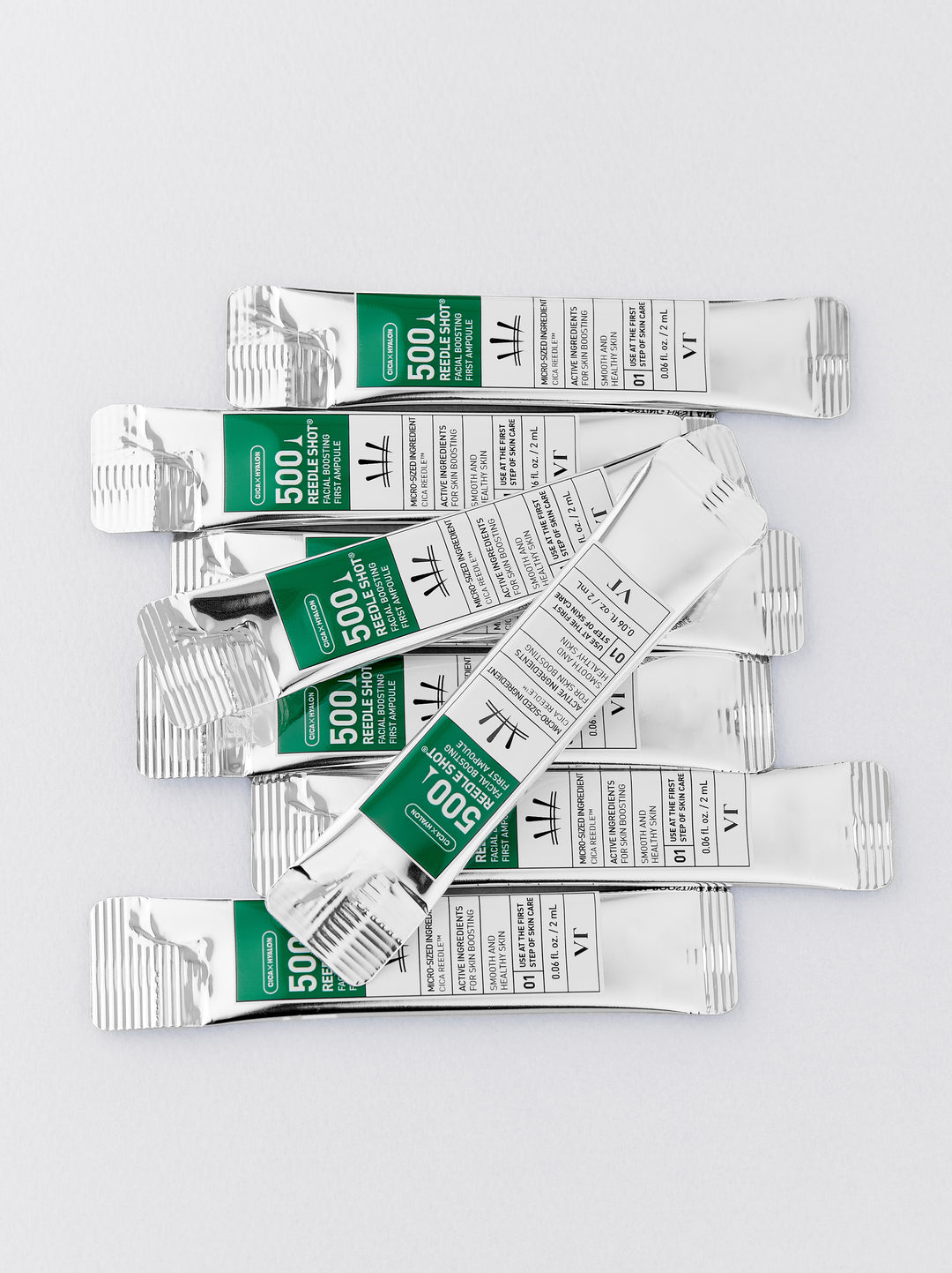 VT cosmetics- Reedle Shot 500 facial Boosting First Ampoule(8ea)