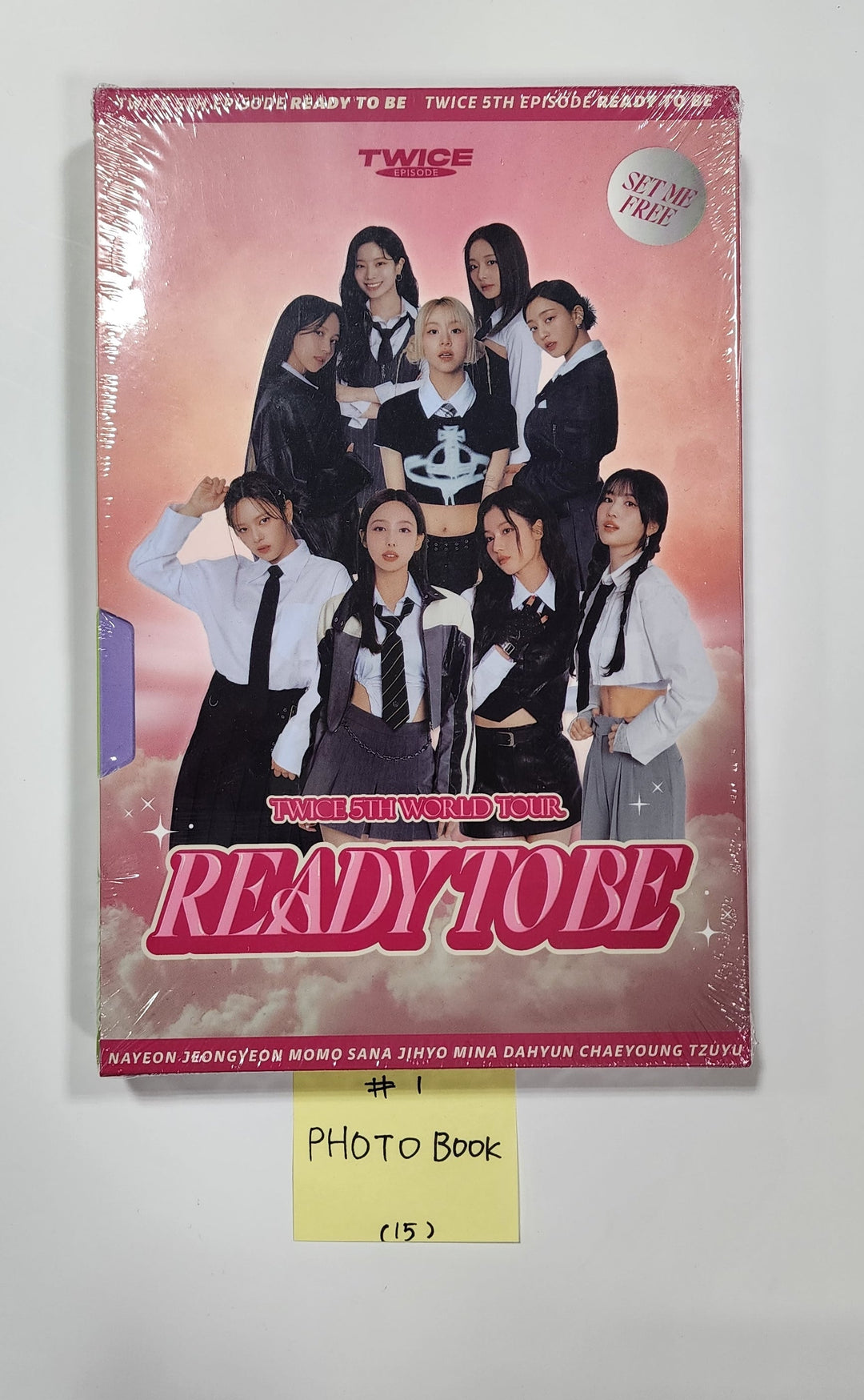 Twice 5th "World Tour Ready To Be" - Official MD [Episode Photobook, Trading Card, Masking Tape, ID Set, Collect Book, Acrylic Kit, Frame Keyring, Sticker Pack, Camera, T-shirt, Candybong Beads Strap, Badge, Candybong Lovely Cape] [Restocked 6/19]