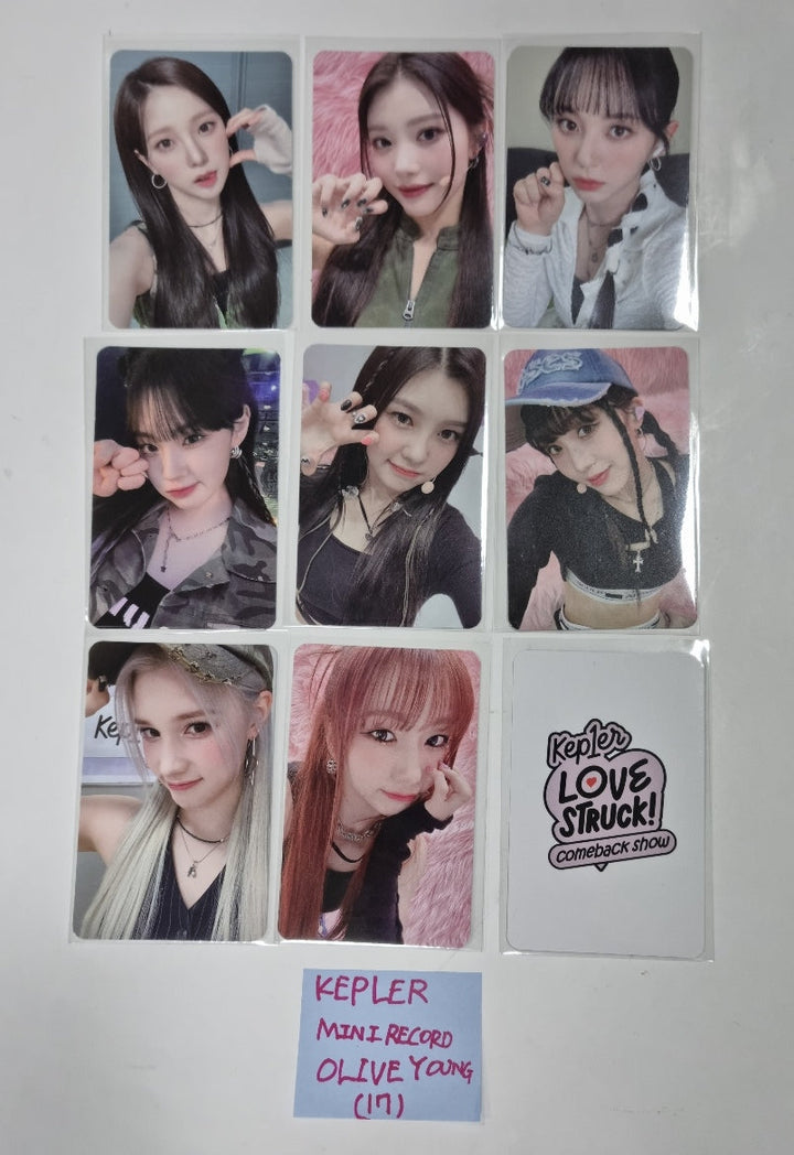 Kep1er "LOVESTRUCK! " - Olive Young (Mini Record) Come Back Show Special Photocards Set (9EA) [Restocked 4/25]