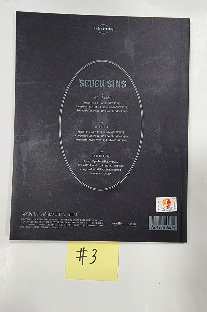 DRIPPIN「Seven Sins」 - 直筆サイン入りプロモアルバム