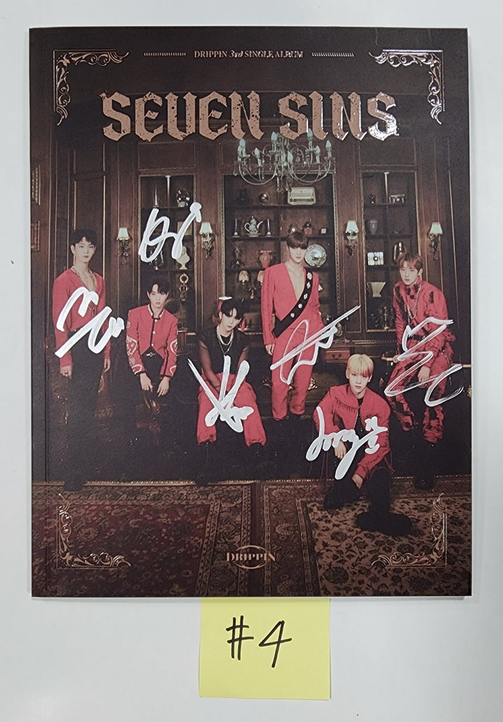 DRIPPIN "Seven Sins" - Hand Autographed(Signed) Promo Album