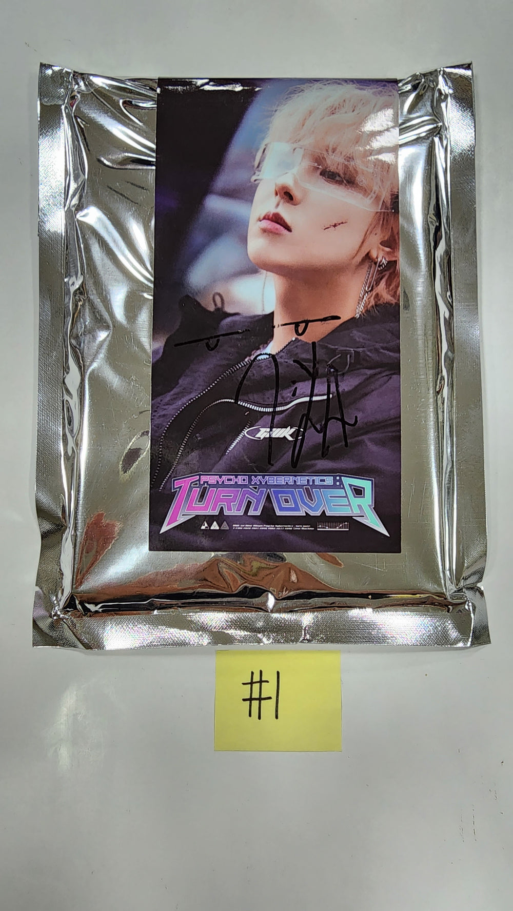 Giuk "Psycho Xybernetics : Turn Over" - Hand Autographed(Signed) Promo Album - HALLYUSUPERSTORE