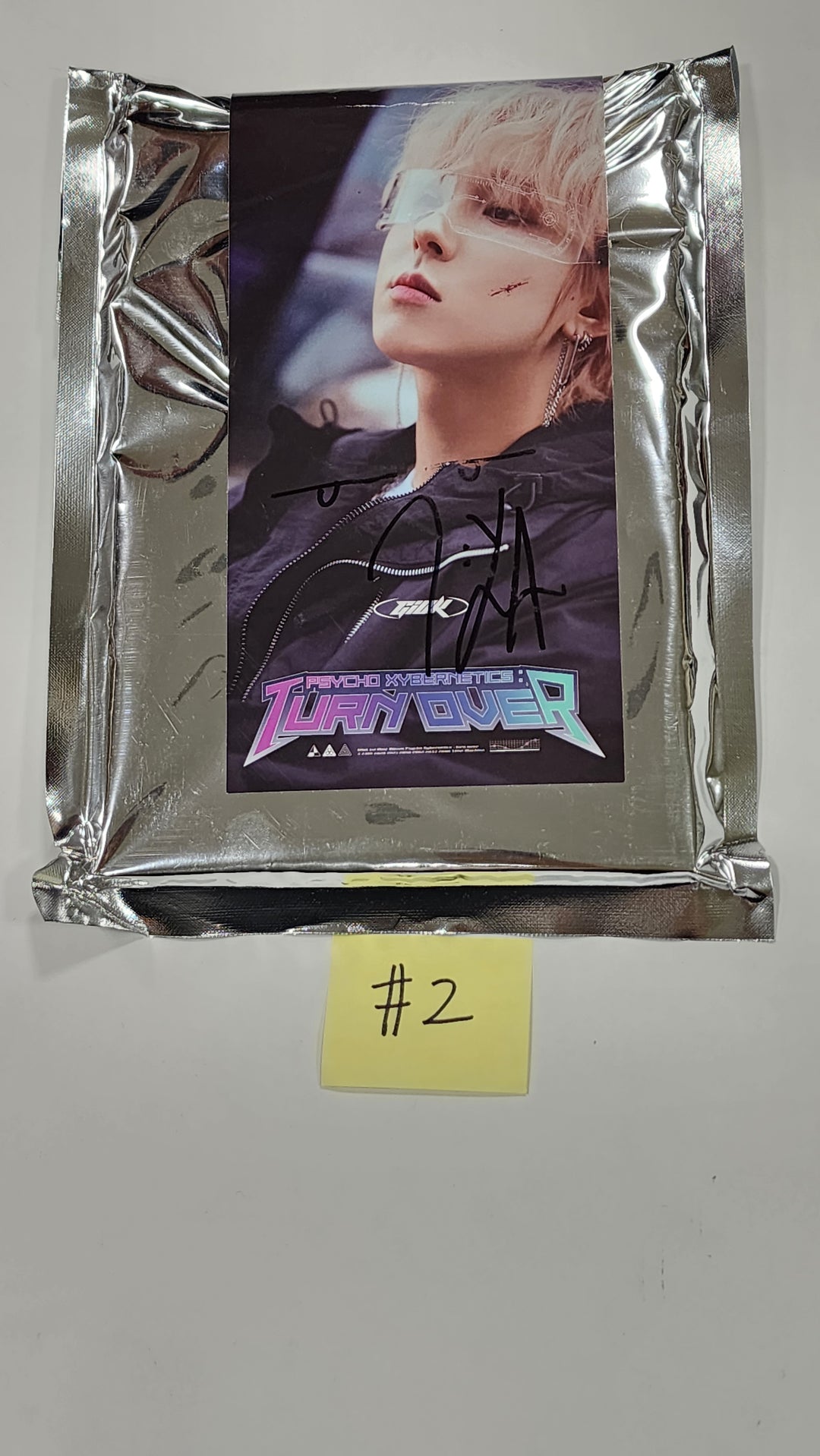 Giuk "Psycho Xybernetics : Turn Over" - Hand Autographed(Signed) Promo Album - HALLYUSUPERSTORE