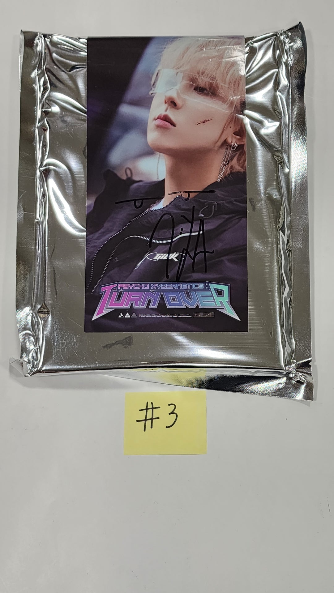 Giuk "Psycho Xybernetics : Turn Over" - Hand Autographed(Signed) Promo Album - HALLYUSUPERSTORE