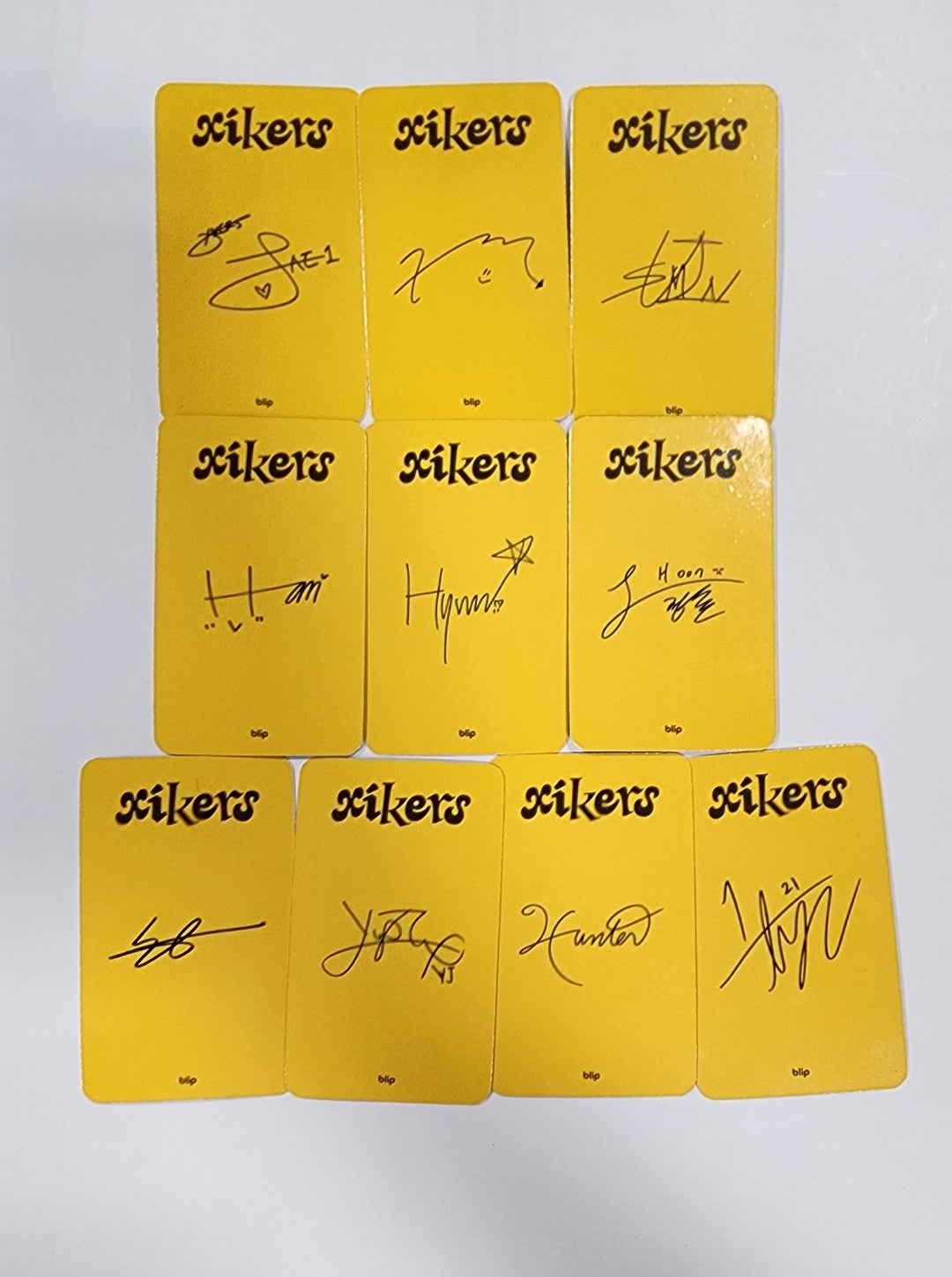 Xikers "Tricky Delivery" - Blip Fansign Event Photocard - HALLYUSUPERSTORE