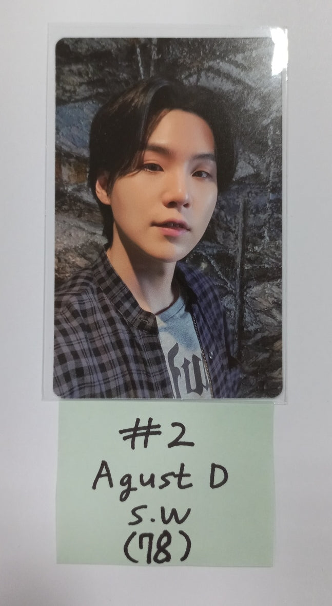 Agust D (Of BTS) "D-DAY" - [Soundwave, M2U, Powerstation] Lucky Draw Event Slim PVC Photocard