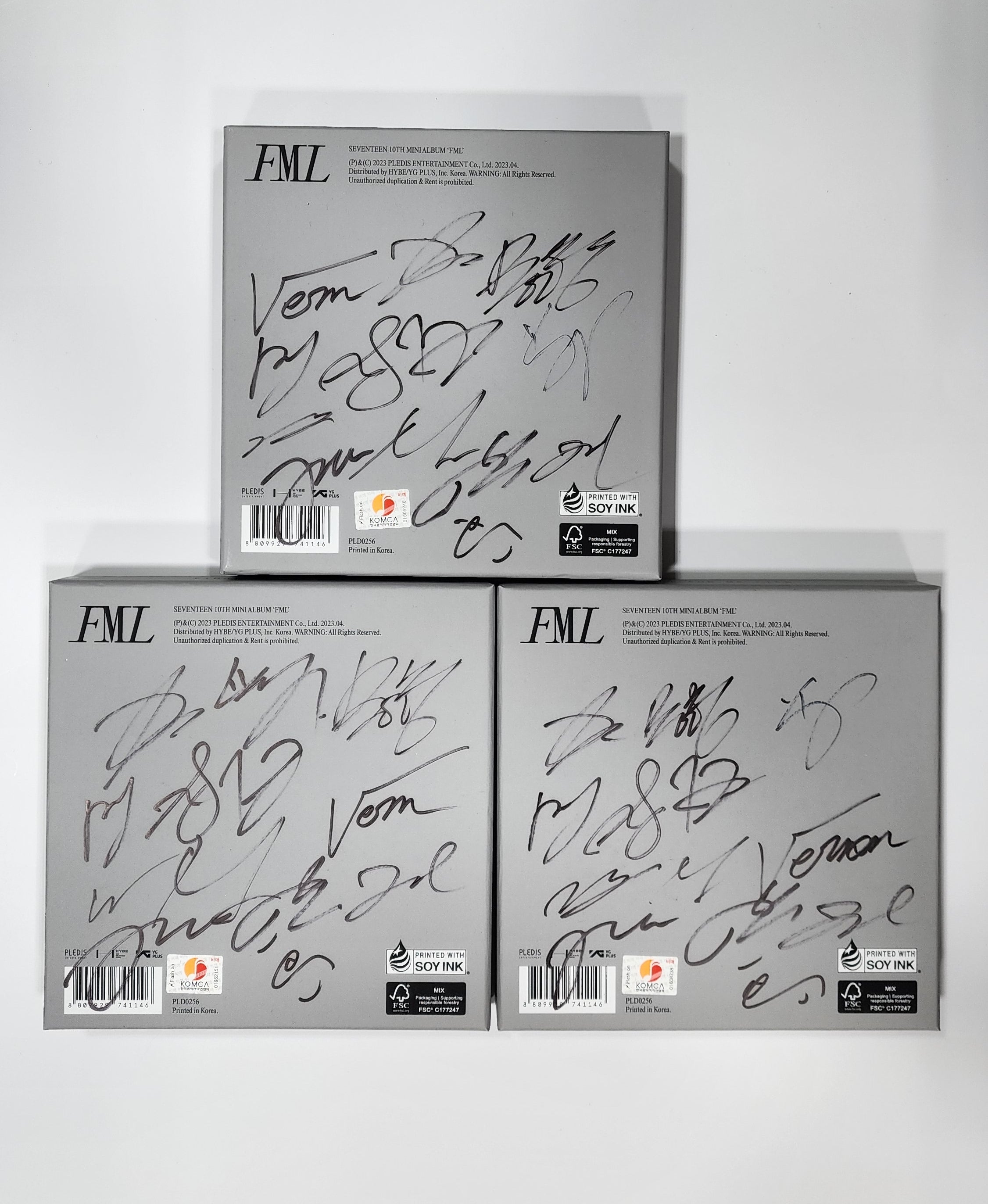 CD・DVD・ブルーレイSeventeen プロモアルバム 非売品 サイン入り FML ...