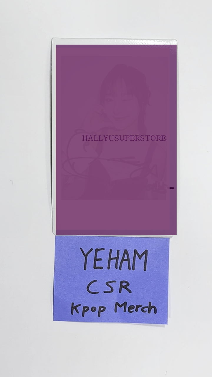 YEHAM (Of CSR) "DELIGHT"- Hand Autographed(Signed) Polaroid