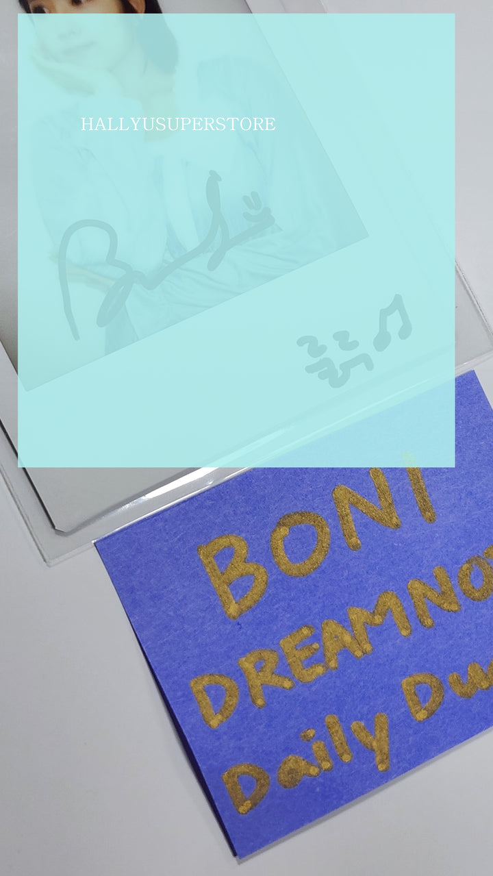 BONI (Of Dream Note) - Hand Autographed(Signed) Polaroid