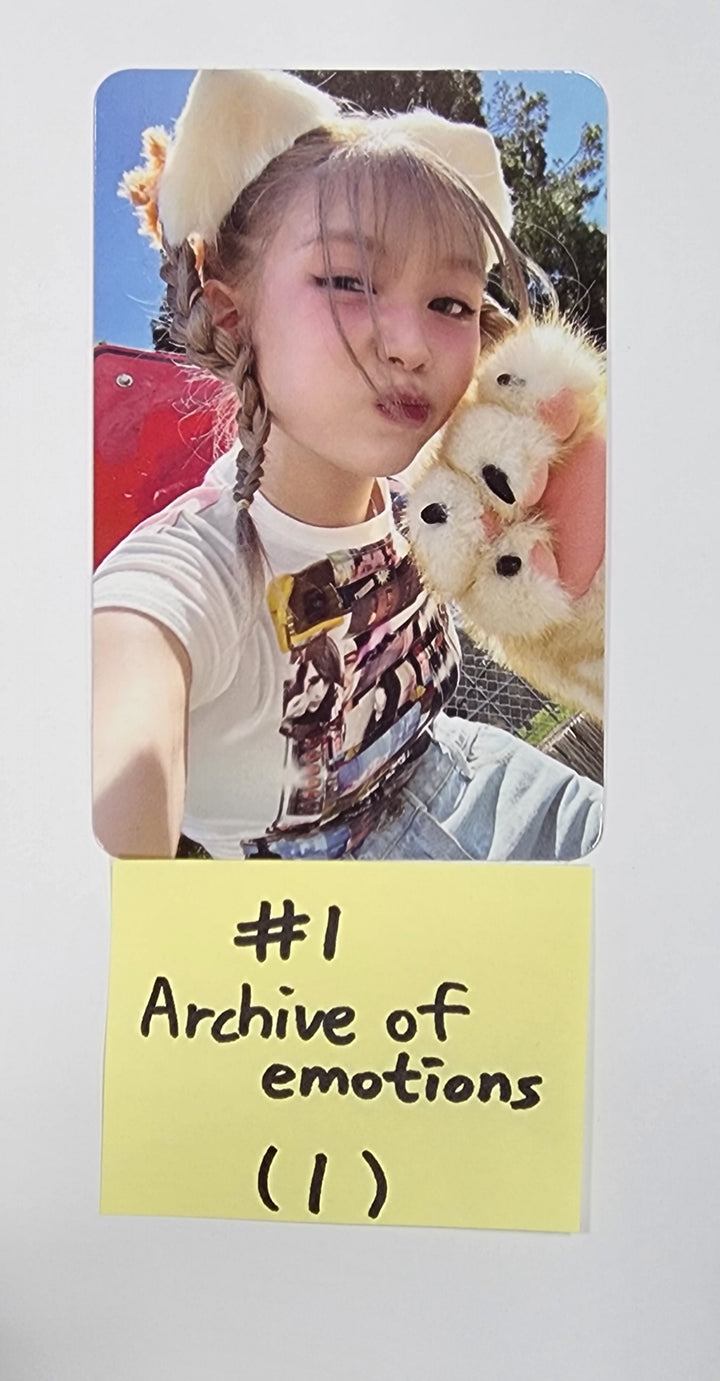 Ryu Sujeong "Archive of emotions" - Official Photocard [Updated 5/4]