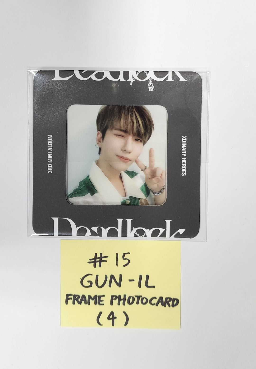 Xdinary Heroes "Deadlock" - Unit Photocard, Frame Photocard - HALLYUSUPERSTORE