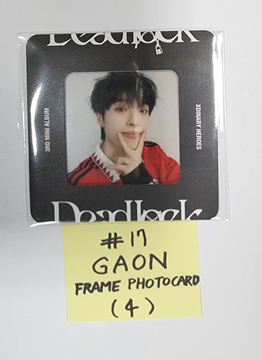 Xdinary Heroes "Deadlock" - Unit Photocard, Frame Photocard