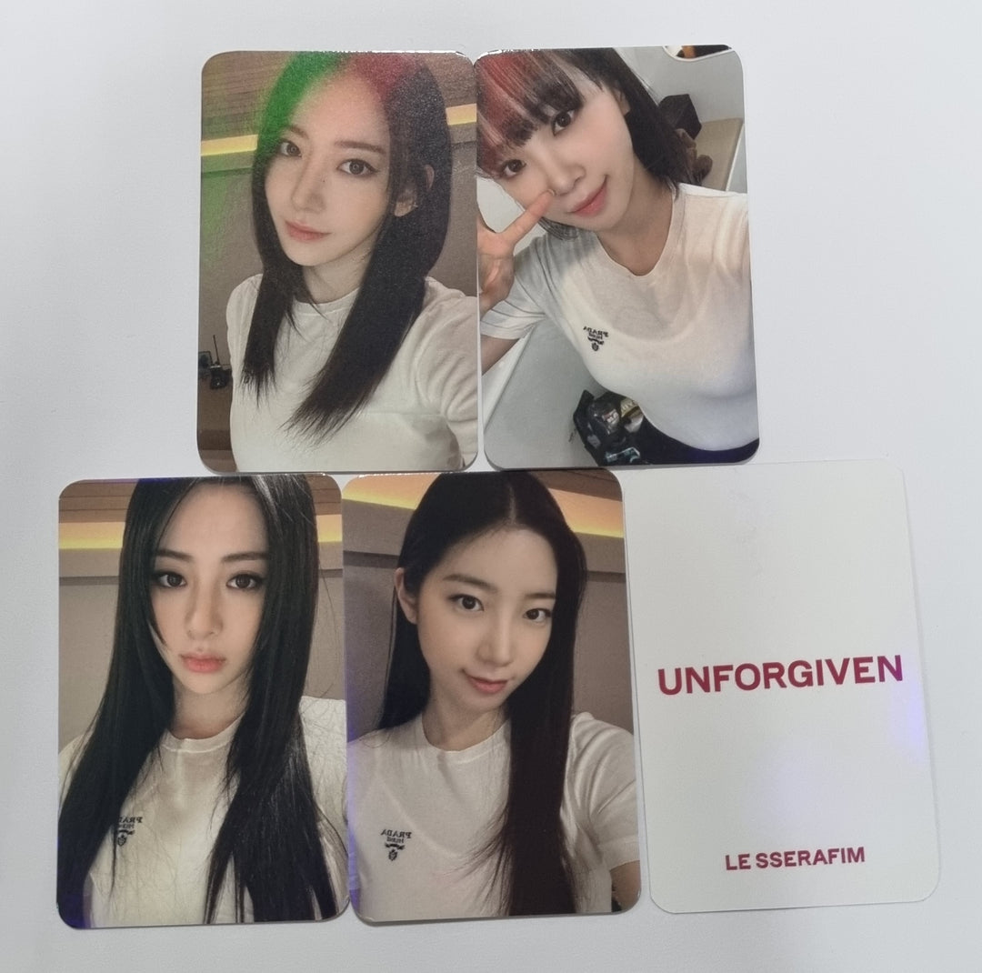 LE SSERAFIM "UNFORGIVEN" - Music Korea Pre-Order Benefit Hologram Photocard