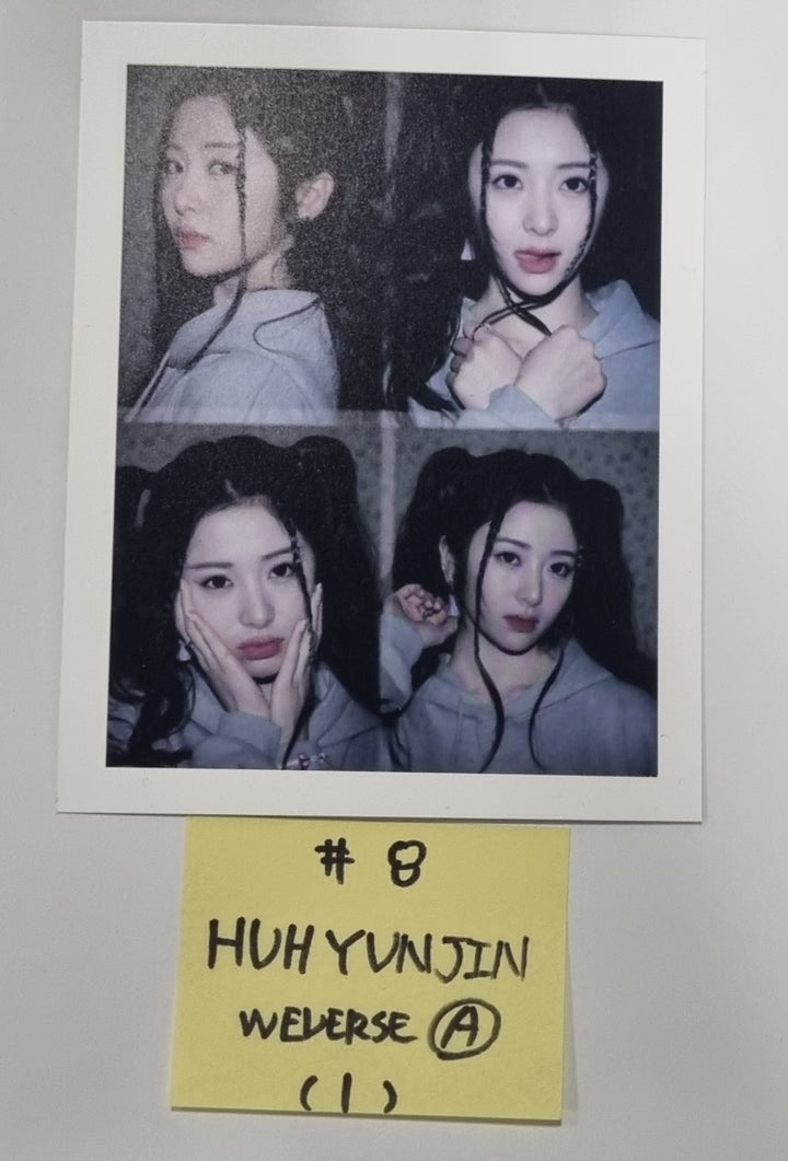 LE SSERAFIM "UNFORGIVEN" - Official Photocard, Instant Photo [Weverse Album Ver.] - HALLYUSUPERSTORE