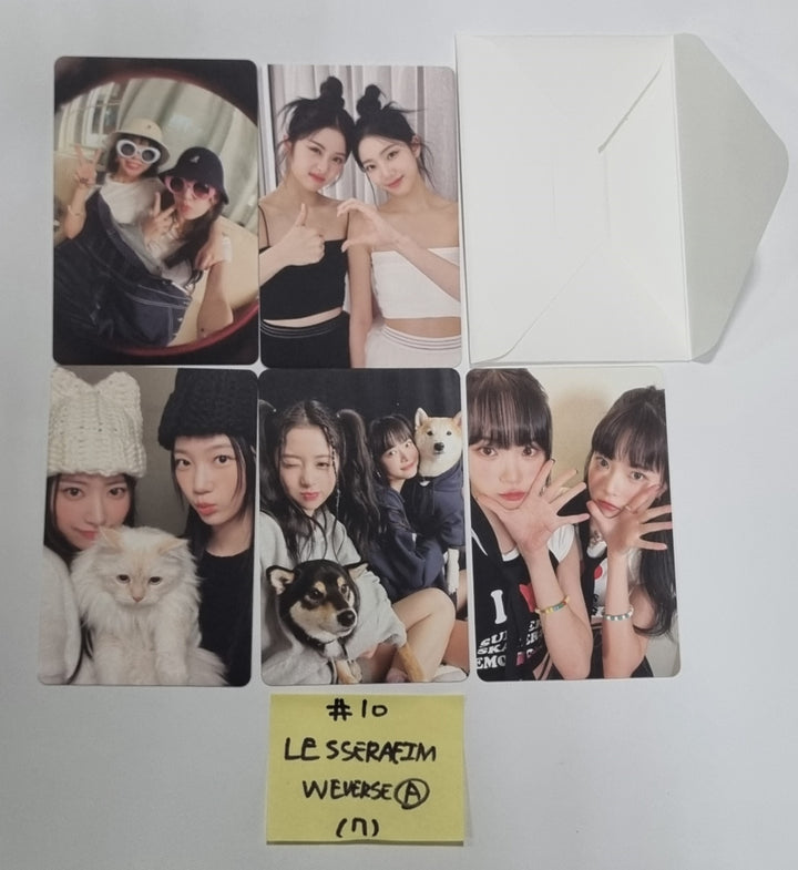 LE SSERAFIM "UNFORGIVEN" - Official Photocard, Instant Photo [Weverse Album Ver.] - HALLYUSUPERSTORE