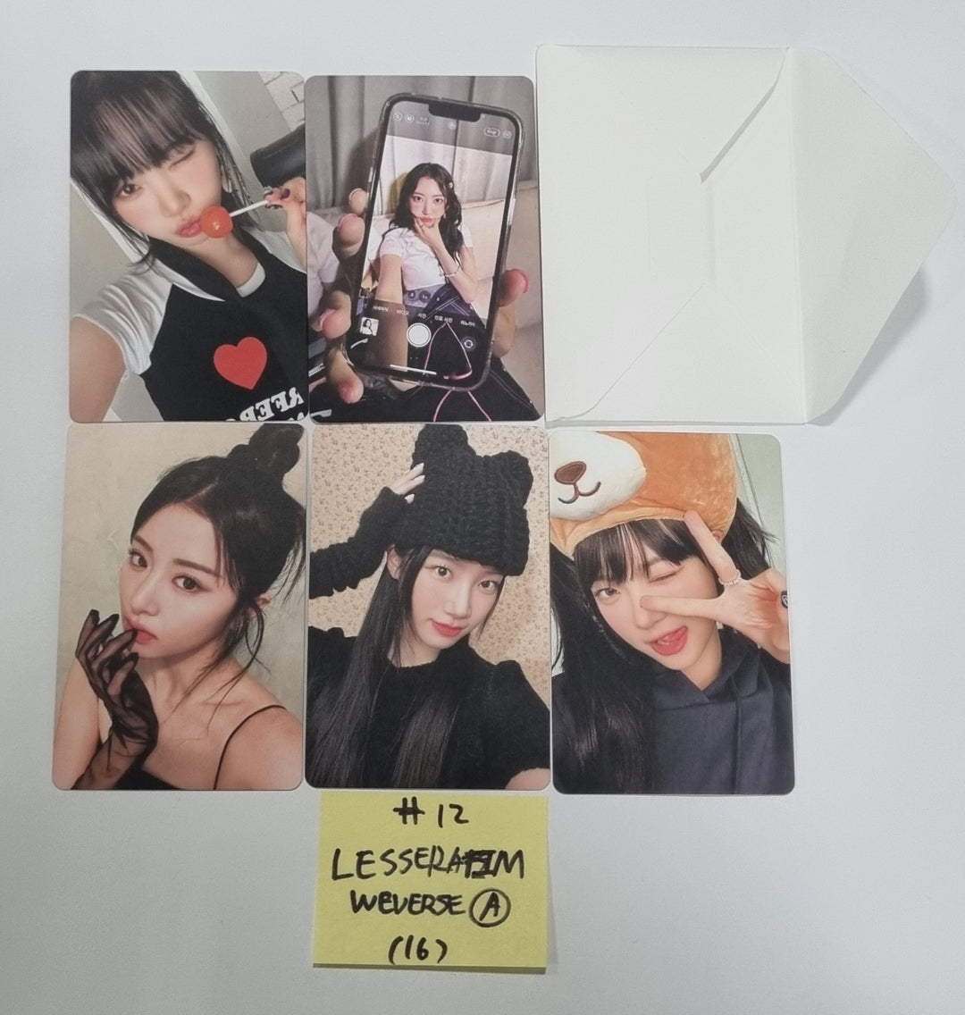 LE SSERAFIM "UNFORGIVEN" - Official Photocard, Instant Photo [Weverse Album Ver.]