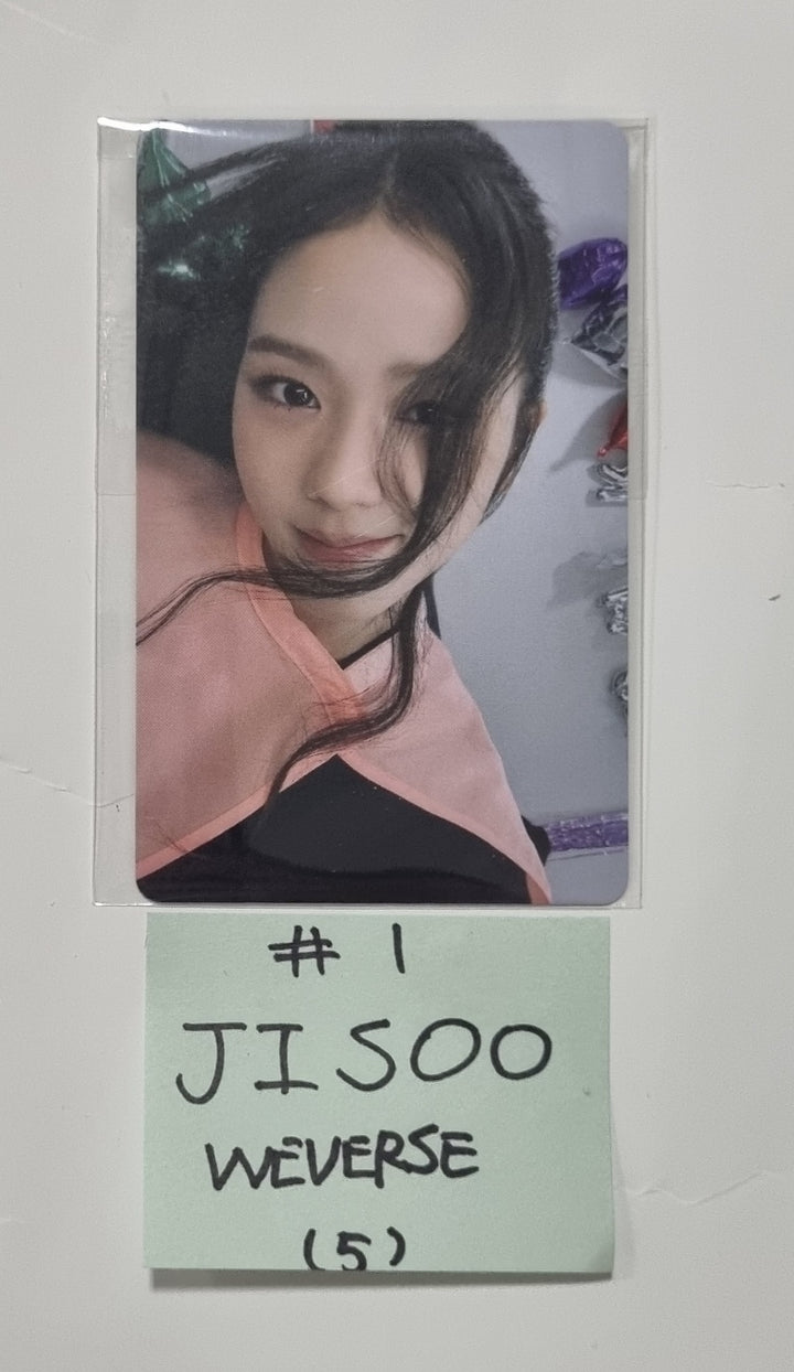JISOO (Of Black Pink) "ME" - Weverse ショップ ファンサイン イベント フォトカード