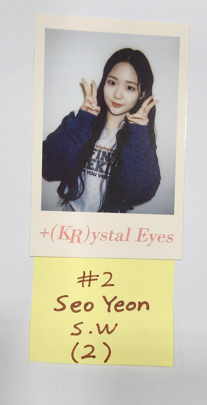 +(KR)ystal Eyes "AESTHETIC" - Soundwave Fansign Event Polaroid Type Photocard
