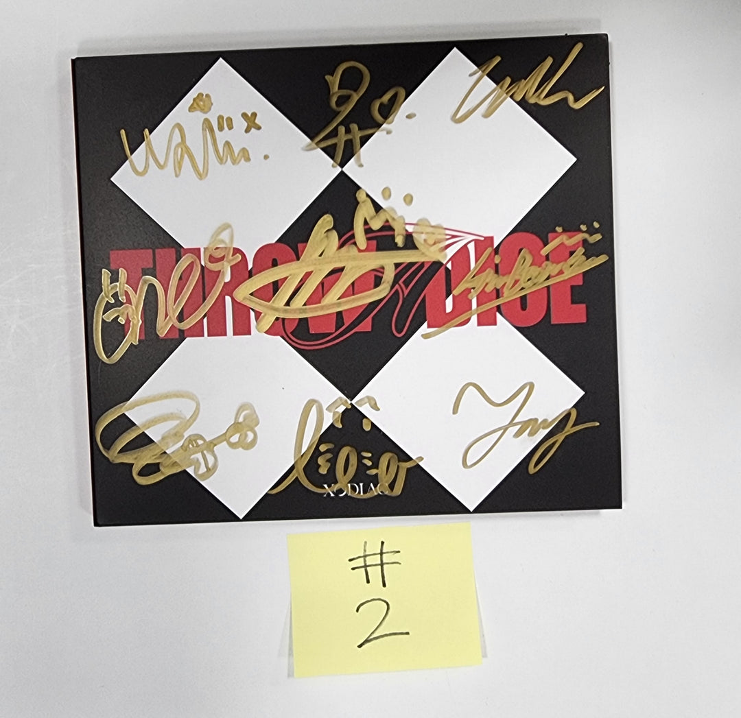 XODIAC "THROW A DICE" - Hand Autographed(Signed) Promo Album