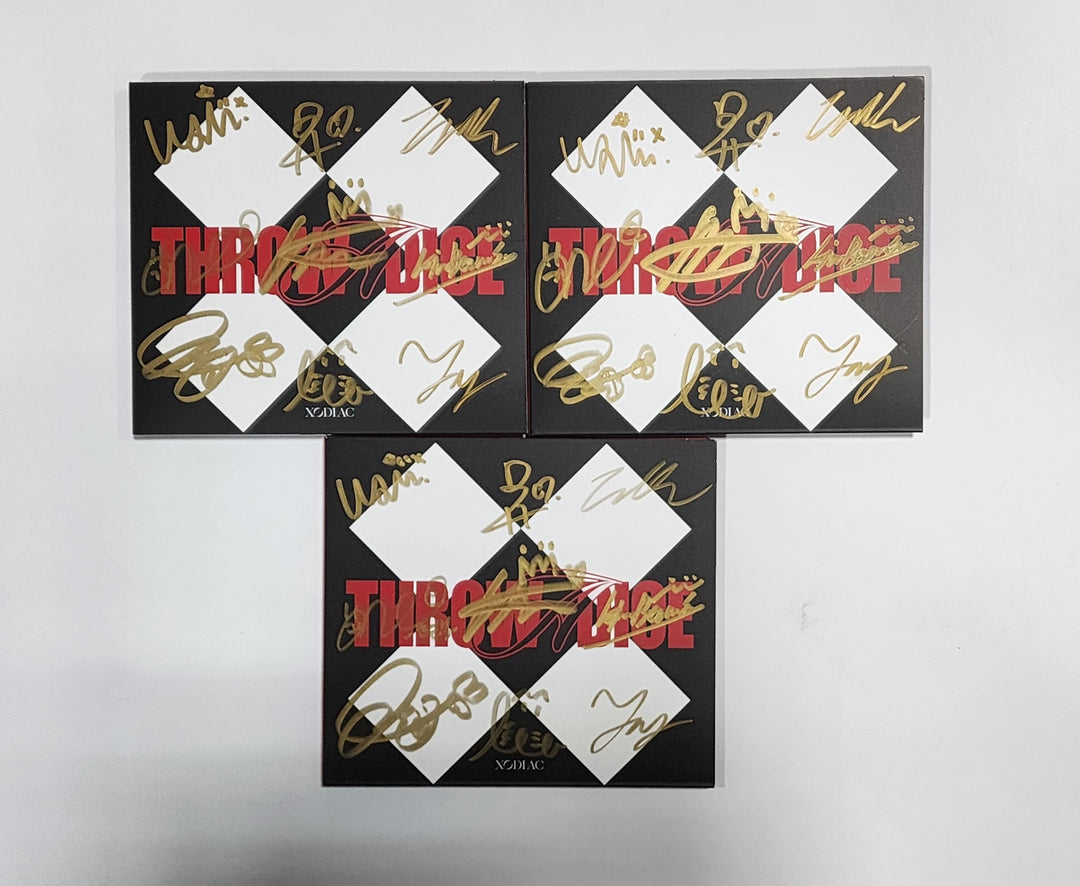 XODIAC "THROW A DICE" - Hand Autographed(Signed) Promo Album