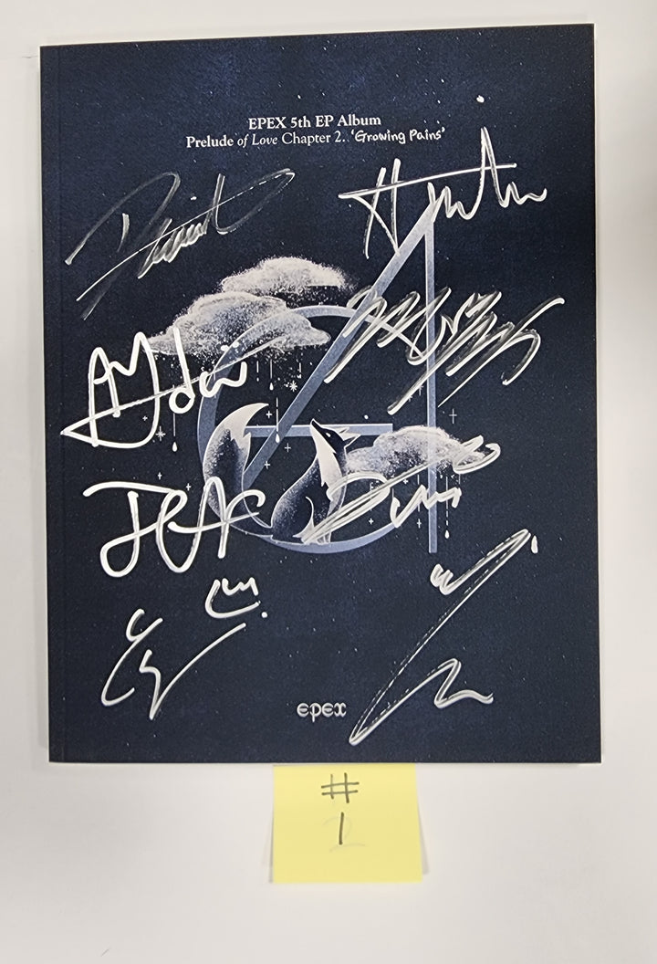 EPEX '성장통' - Hand Autographed(Signed) Promo Album - HALLYUSUPERSTORE