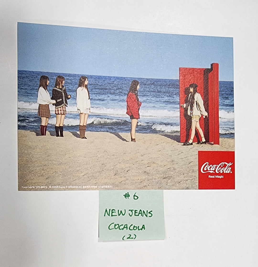 New Jeans "Coca Cola Zero X Newjeans" - Cocacola Event Postcard - HALLYUSUPERSTORE