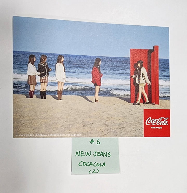 New Jeans "Coca Cola Zero X Newjeans" - Cocacola Event Postcard