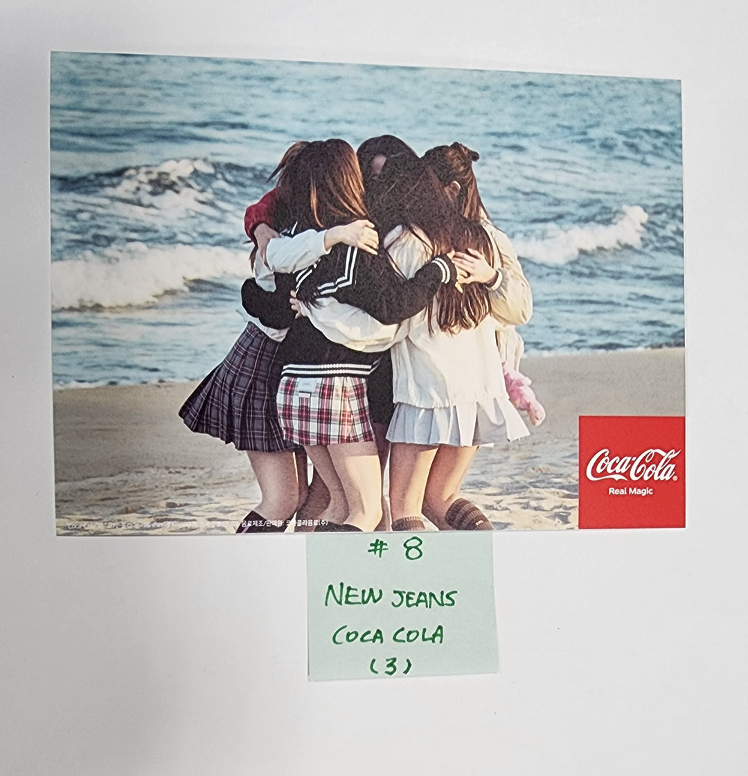 New Jeans "Coca Cola Zero X Newjeans" - Cocacola Event Postcard