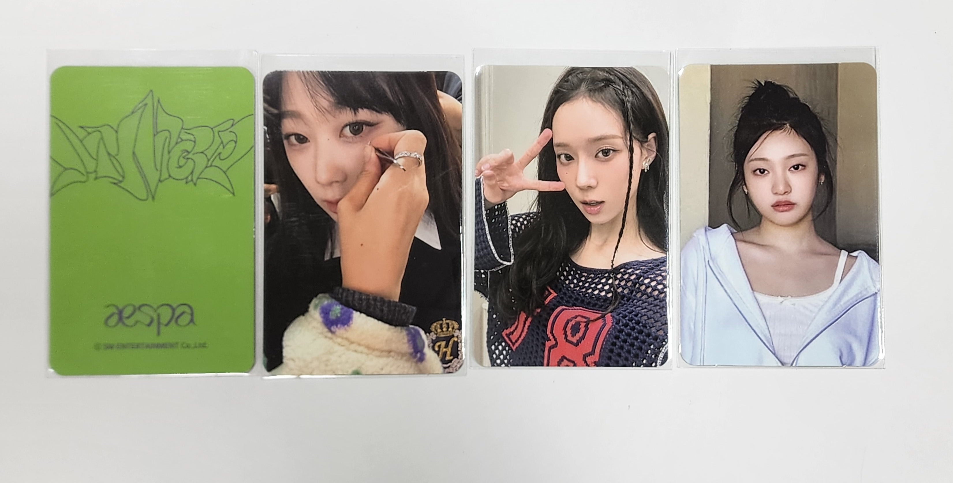 aespa my world soundwave ラキドロ カリナ トレカ aespa アルバム MY WORLD soundwave ラキドロ カリナ