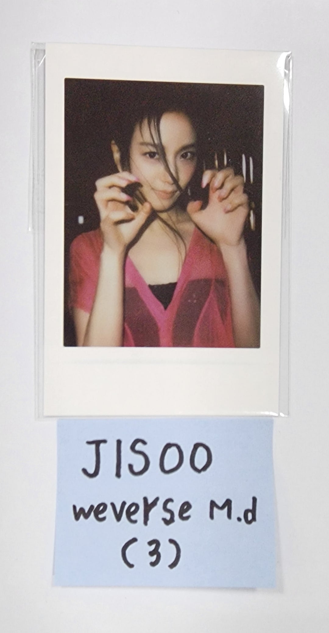 JISOO (Of Black Pink) "ME" - Weverse Shop MD Event Polaroid Type Photocard (Restocked 5/15)